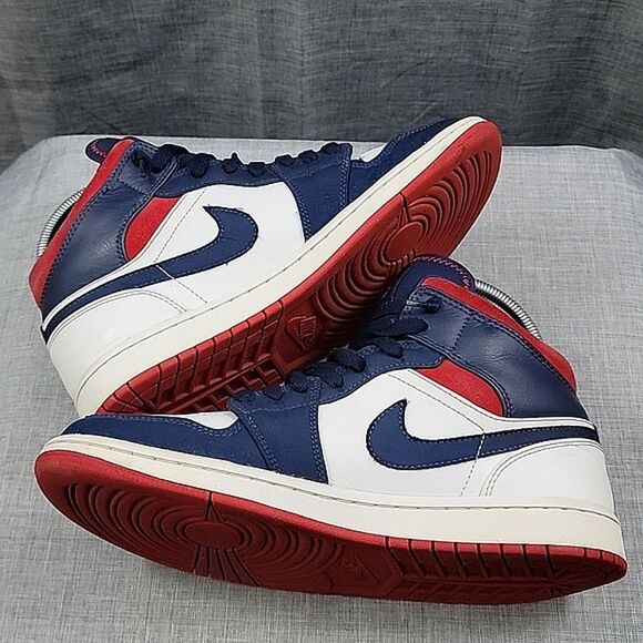 Nike air Jordan Olympic USA mid SE 2020 Red White Blue shoe 852542-104 Men\'s 8 main image 12